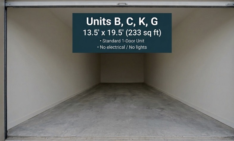 Unit K — storage unit