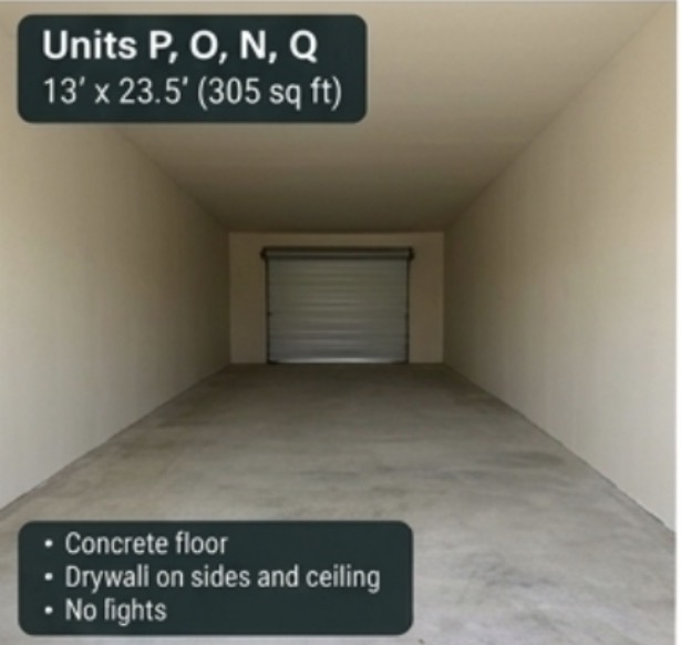 Unit P — storage unit
